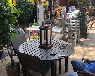 Patio table and 4 chairs