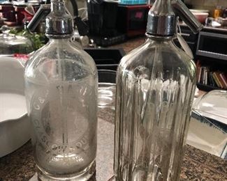 Antique Seltzer bottles