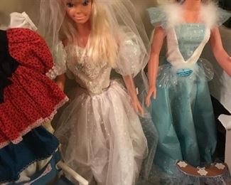 My Size Vintage Barbie’s WITH THE BOXES.