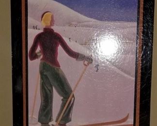 Posters Skiiing a