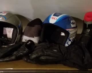 Ski Helmets and Gloves