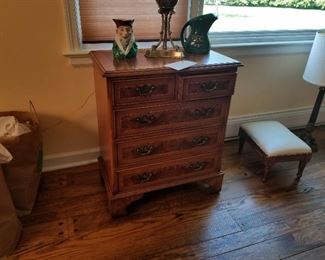 Scully and Scully Burke’s walnut chests one of a pair 