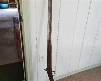 Civil War era musket engraved TATE