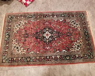 Beautiful silk rug 3x5