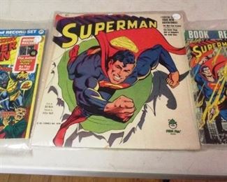 Superman comic and record album