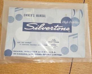 Silvertone record player