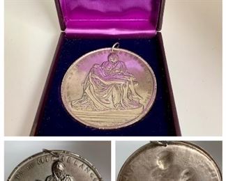 Sterling Silver Medallion
2 1/2”