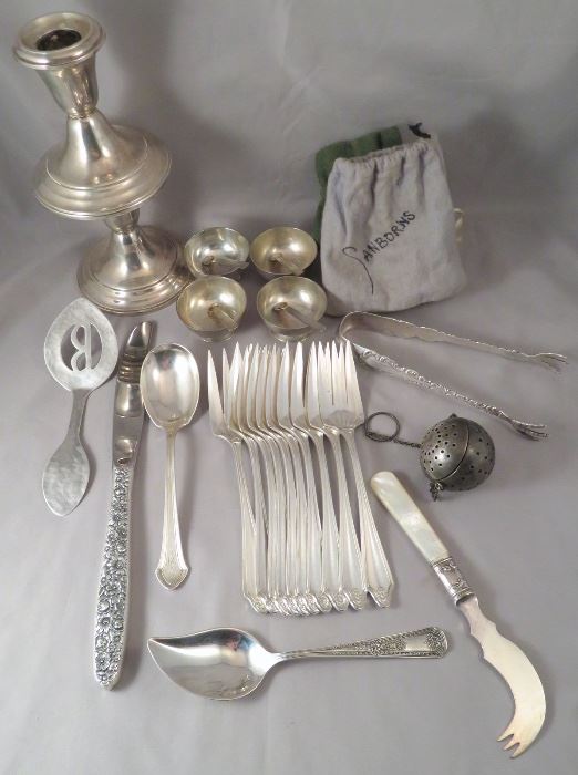 MORE STERLING SILVER FLATWARE AND HOLLOWARE