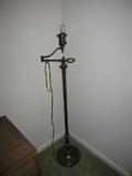 There are several antique floor lamps scattered thru out the house!