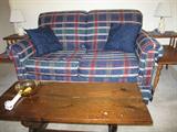 This love seat is really a twin sofa bed
