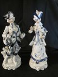 This blue and white colonial dandy and his lady are by Parma AA! made in Taiwan