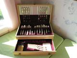Boxed set of Stainless steel flatware