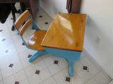 sweet old Childs school desk- in great shape.