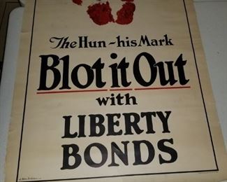 The Hun-His Mark Blot It Out With Liberty Bonds