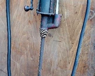 vintage gasoline hand pump