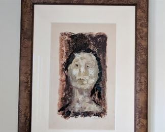 Original Gerardo Cantu. Well known and collected Mexican Artist. W/ Artist Book 