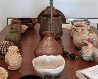 Mic  copper vases and other artifacts. Copper Vases by Ramon Ramirez 