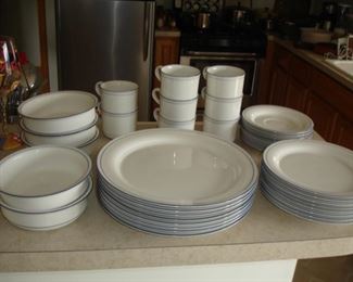 Lenox Blue Pinstripe