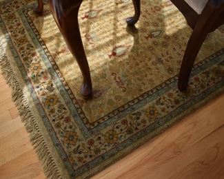 One of two Ethan Allen rugs, approx. 4' X 6'