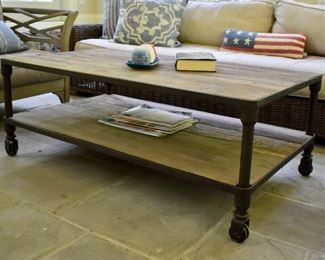 Restoration Hardware industrial coffee table