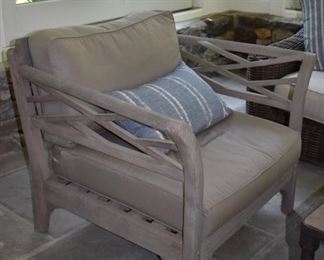 Restoration Hardware teak chair