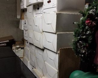 Boxes of Christmas Décor 