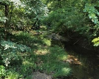 View going up to the property from a bridge...