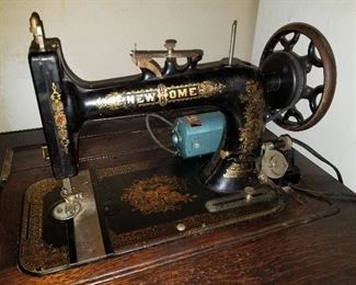 Antique New Home Sewing Machine