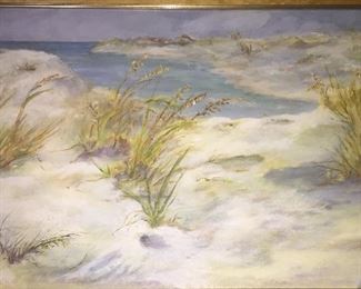 original seascape painting by Mildred Hardy McKnight