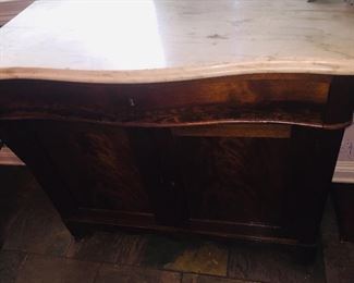 marble top dresser