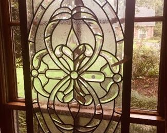 lovely framed stain glass