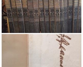 Bishop Jeanmard’s childhood collection of Kipling books