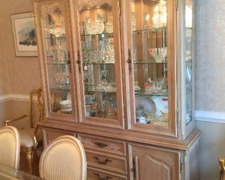 Pennsylvania House Lighted China Cabinet