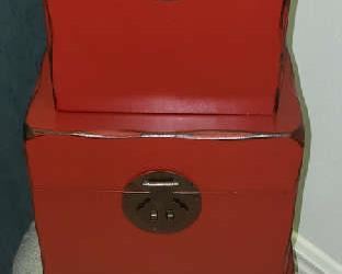 Set of 3 Asian Wooden Boxes