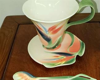 Franz Tea Cup & Saucer w/ Spoon
