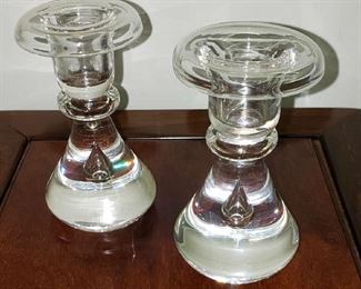 Glass Candlesticks