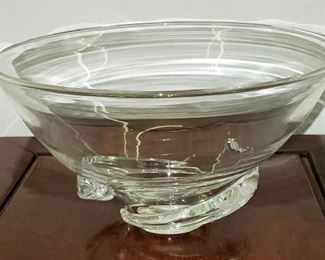 Steubin Glass Spiral Bowl