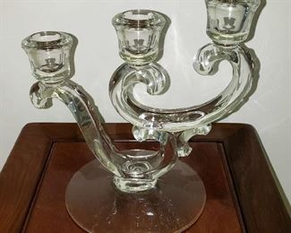 Glass Candelabra