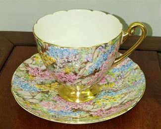 Shelley "Rock Garden" Cup & Saucer