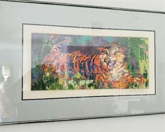 LeRoy Neiman "Young Tiger" Serigraph  Framed & Signed by Astist