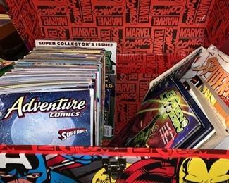 Comic book collection in box