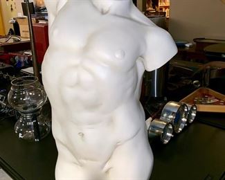 Sculpture of male torso
