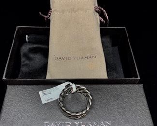 David Yurman Sterling Mens Ring