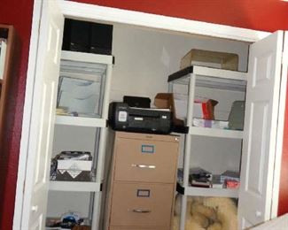 FILING CABINET, OFFICE SUPPLIES