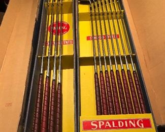 Vintage Spalding Golf Clubs