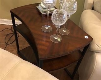 Matching curved end tables