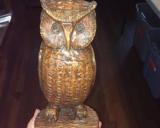 Clarance Stringfield Carved Owl