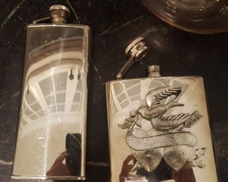 Silverplate flasks