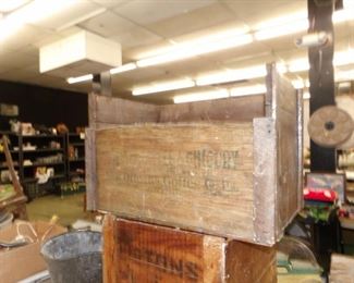 vintage wooden box