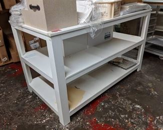 3 Tier White Table